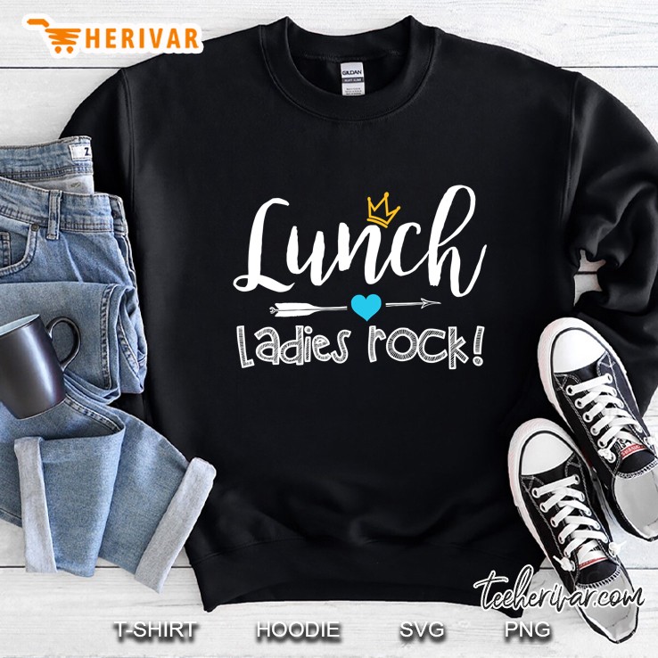 Lunch Ladies Rock! Lunch Lady Squad - Back To School Gift Sweatshirt