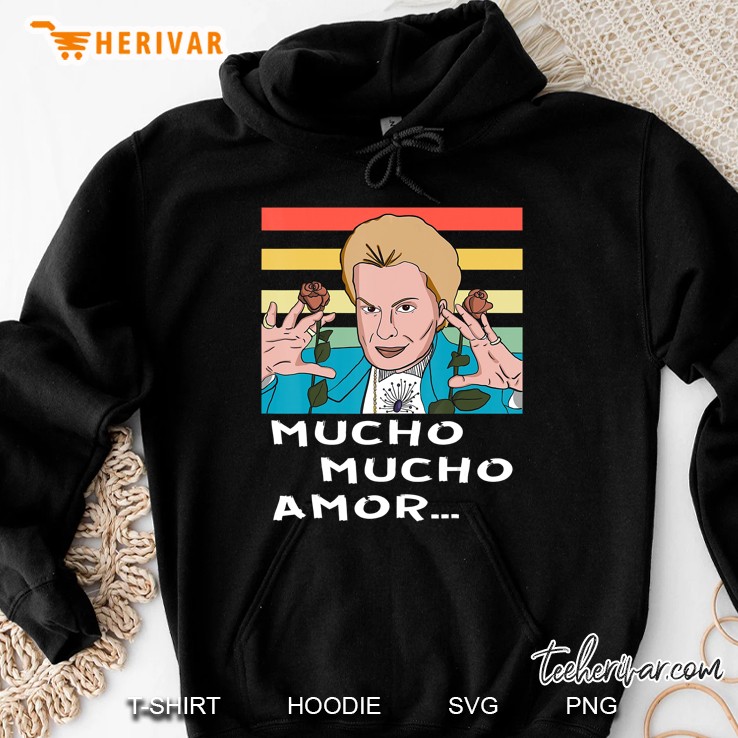 Mucho Mucho Amor Walter Mercado Vintage Retro Hoodie