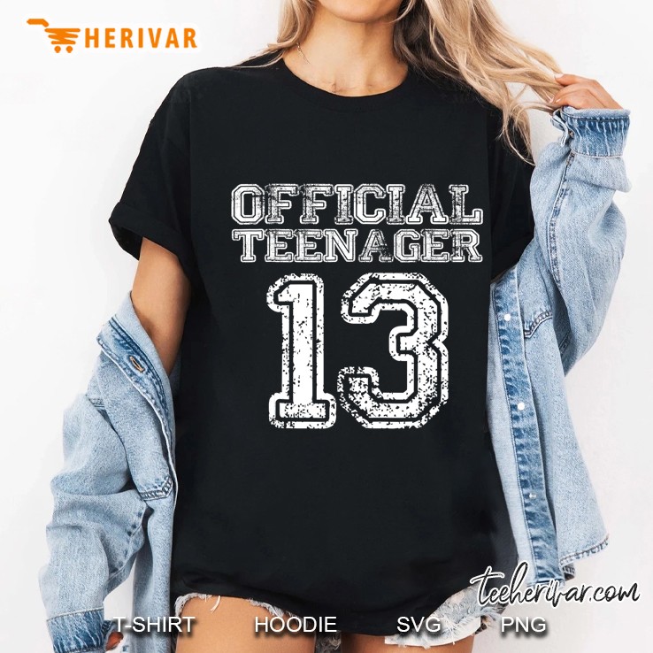 Official Teenager - Funny 13Th Birthday Girls Boys Ladies Tee