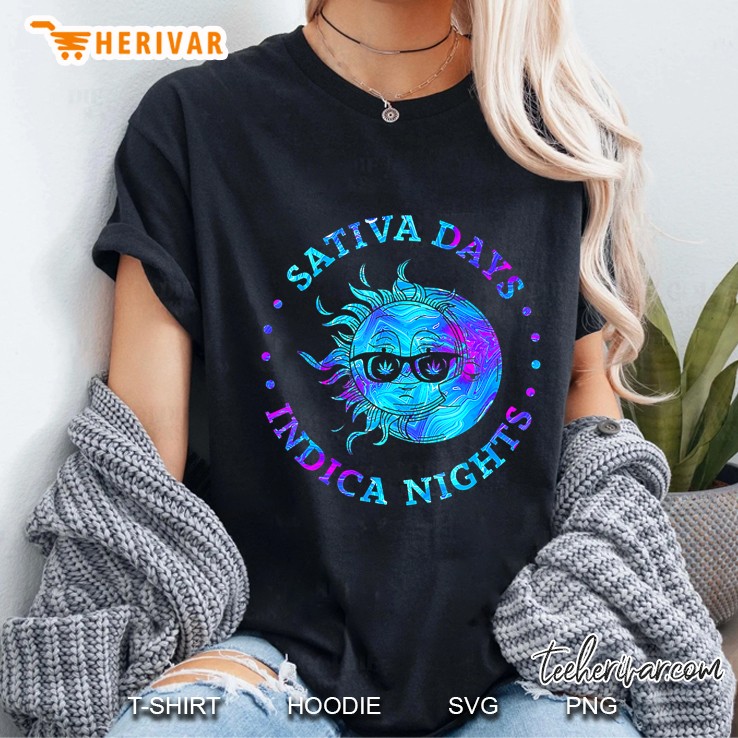 Sativa Days Indica Nights Ladies Tee