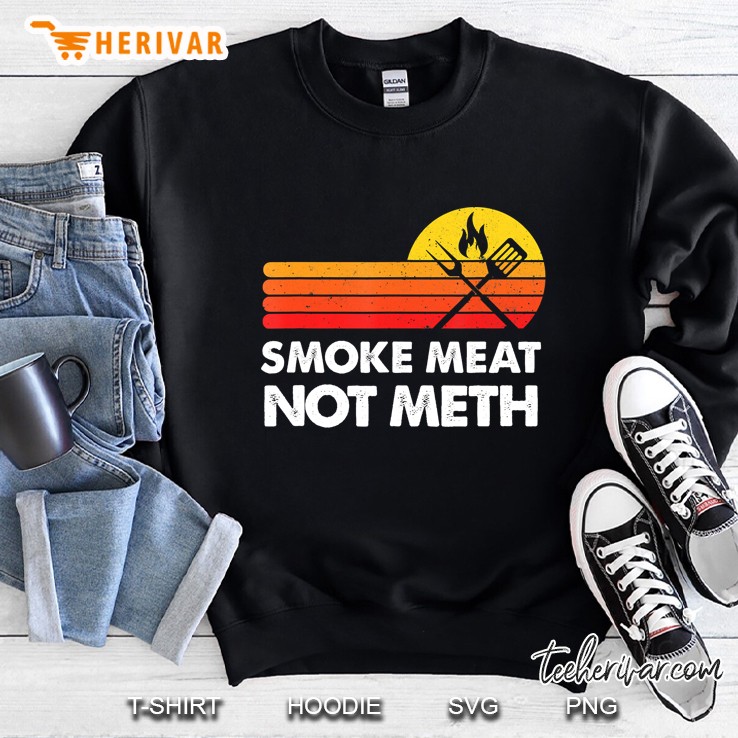 Smoke Meat Brisket Not Meth Quote Bbq Gift Home Cook Dad Men Mugs