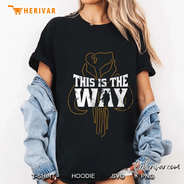 Star Wars The Mandalorian This Is The Way Mythosaur Overlay Hoodie