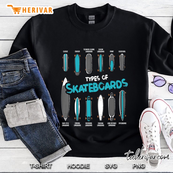 Types Of Skateboards Retro Boy Girl Skateboard Gift Mugs