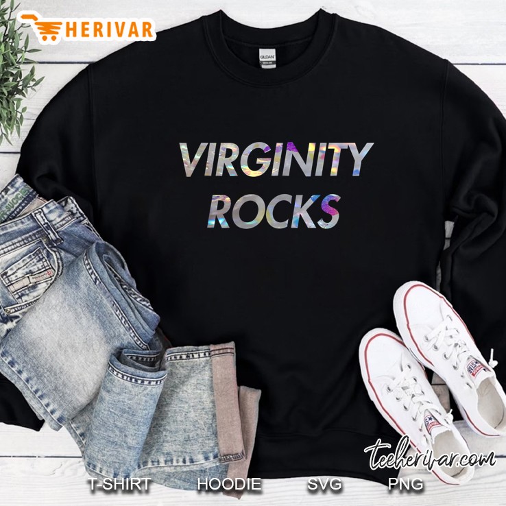 Virginity Novelty Letters Rocks Tank Top Mugs