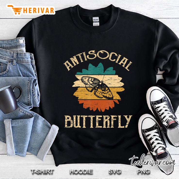 Funny Antisocial Butterfly Apparel Item Mugs