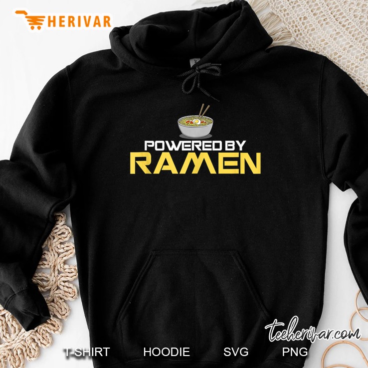 Powered By Ramen Japanese Anime Noodles Hoodie