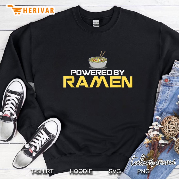 Powered By Ramen Japanese Anime Noodles Sweatshirt