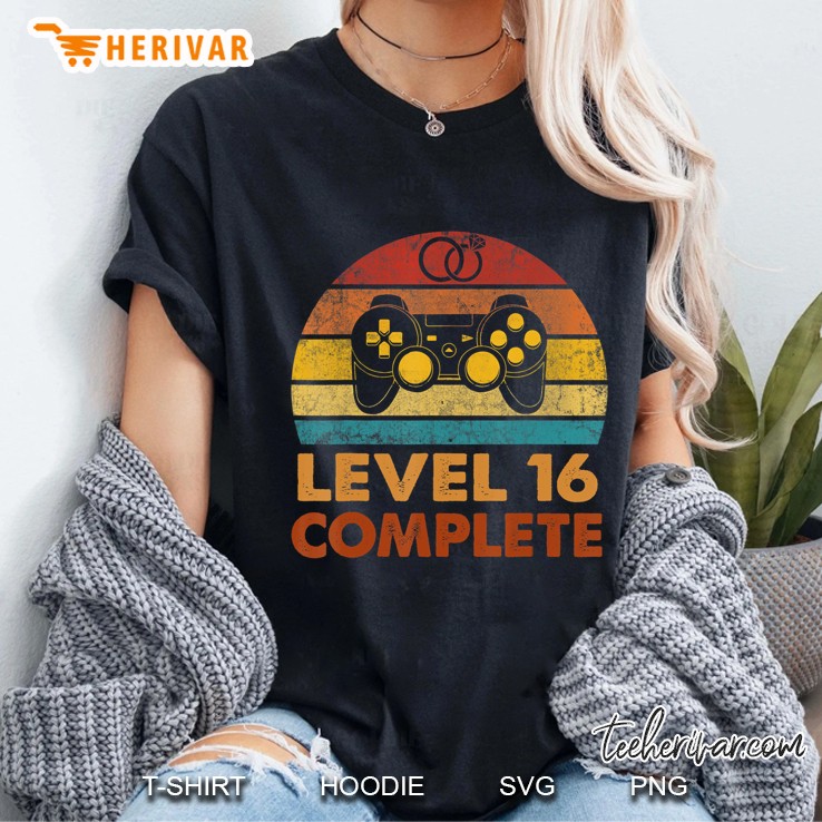 Vintage 16Th Wedding Anniversary-Level 16 Complete Ladies Tee