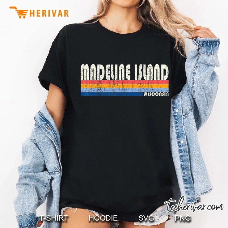 Vintage 70S 80S Style Madeline Island Wi Ladies Tee