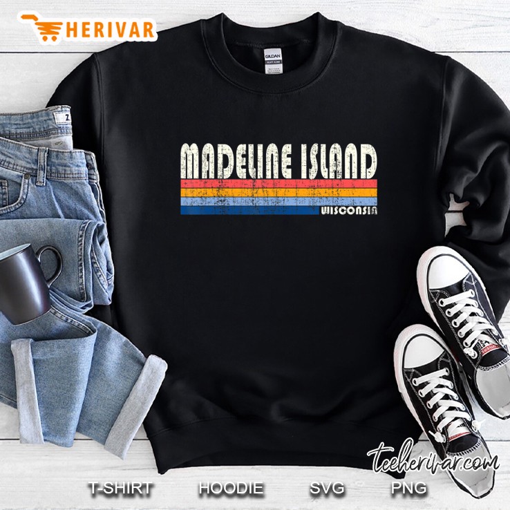 Vintage 70S 80S Style Madeline Island Wi Sweatshirt