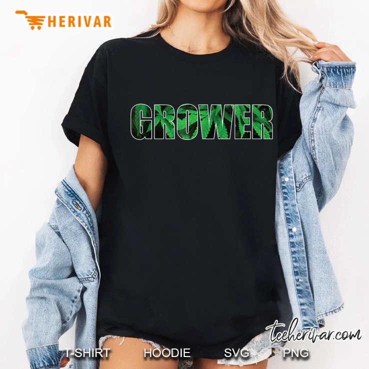 Weed Grower Cannabis Pot Kush Thc 420 Marijuana Stoner Ladies Tee