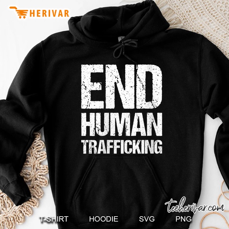 Womens End Human Trafficking Hoodie