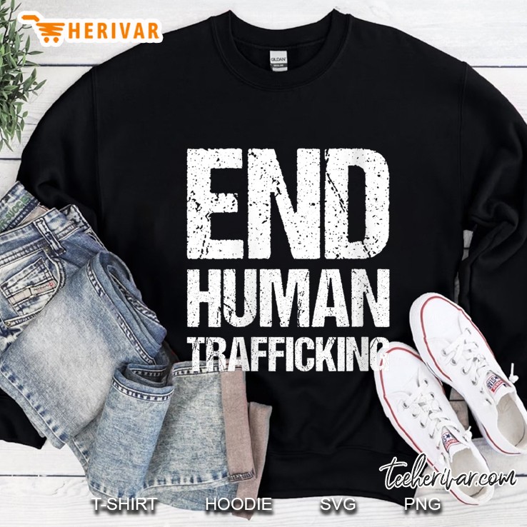 Womens End Human Trafficking Sweatshirt