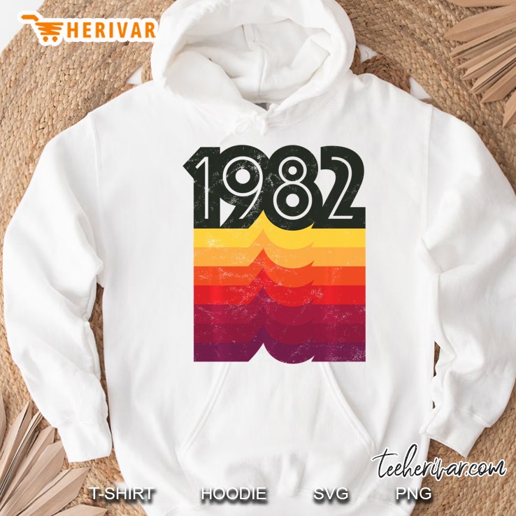 38Th Birthday Vintage Retro 80S Style 1982 Ver2 Hoodie