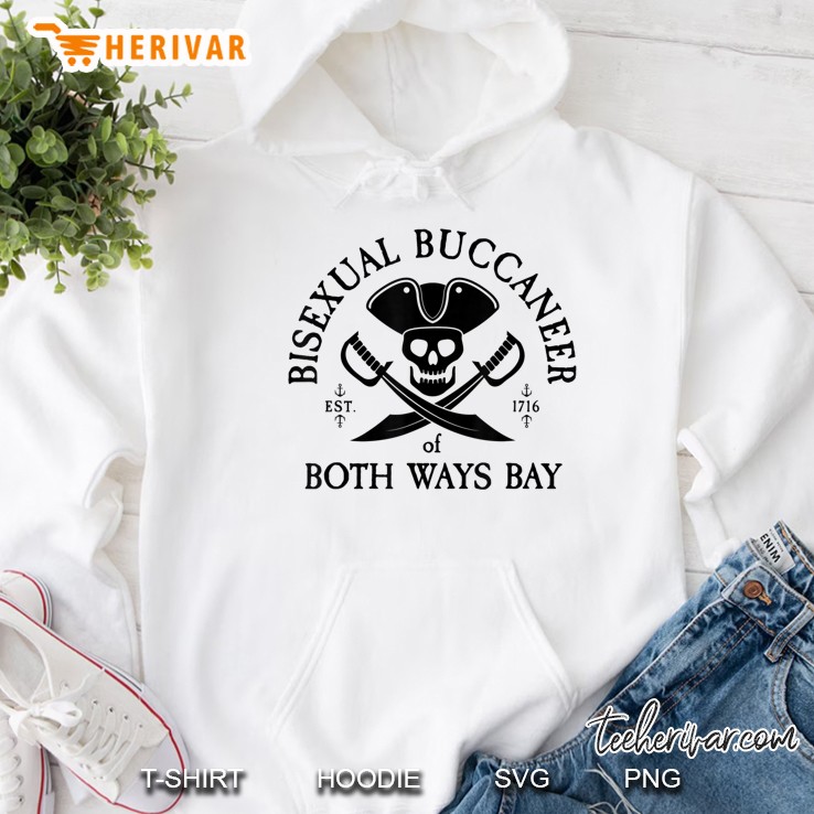 Bisexual Buccaneer Of Both Ways Bay Bi-Pride Funny Shirt Hoodie