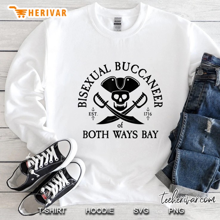 Bisexual Buccaneer Of Both Ways Bay Bi-Pride Funny Shirt Sweatshirt