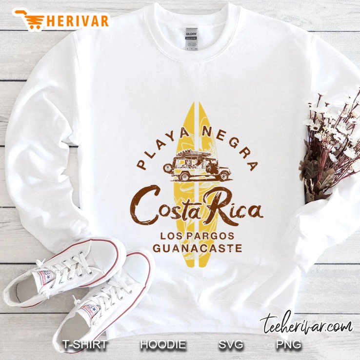 Costa Rica Surfing Playa Negra Vintage Surf Van Retro Sweatshirt