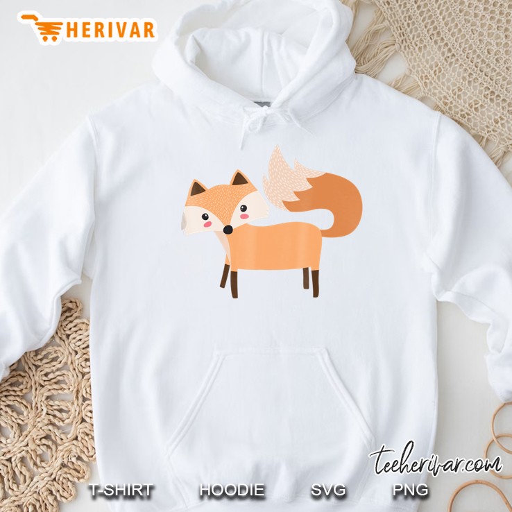 Cute Baby Red Fox Outdoor Animal Lover & Gift Hoodie