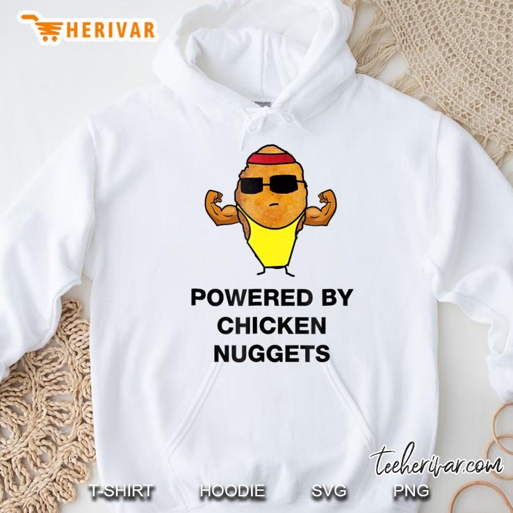 Funny Chicken Nugget Gym Workout Hoodie