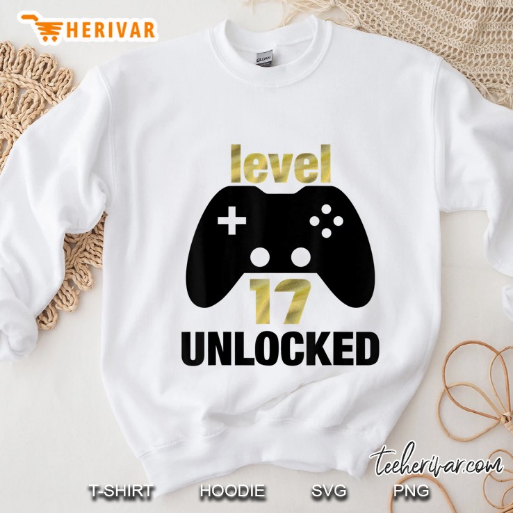 Level 17 Unlocked 17Th Birthday 17 Year Old Gift For Gamers Mugs