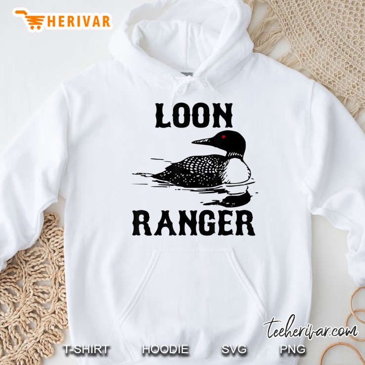 Loon Ranger Shirt Funny Common Loon Tshirt Bird Watching Tee Hoodie