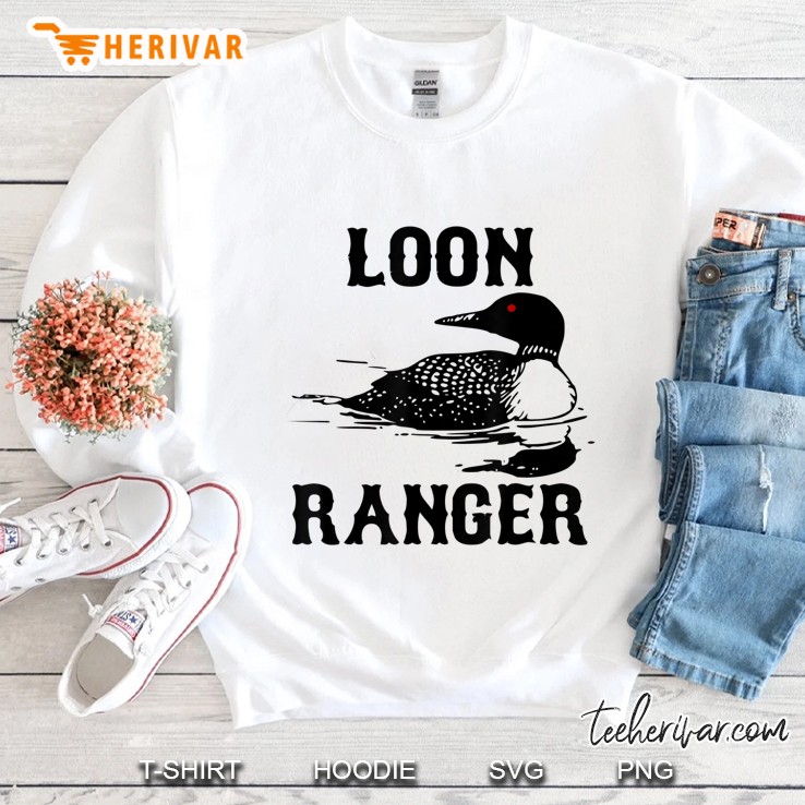 Loon Ranger Shirt Funny Common Loon Tshirt Bird Watching Tee Sweatshirt