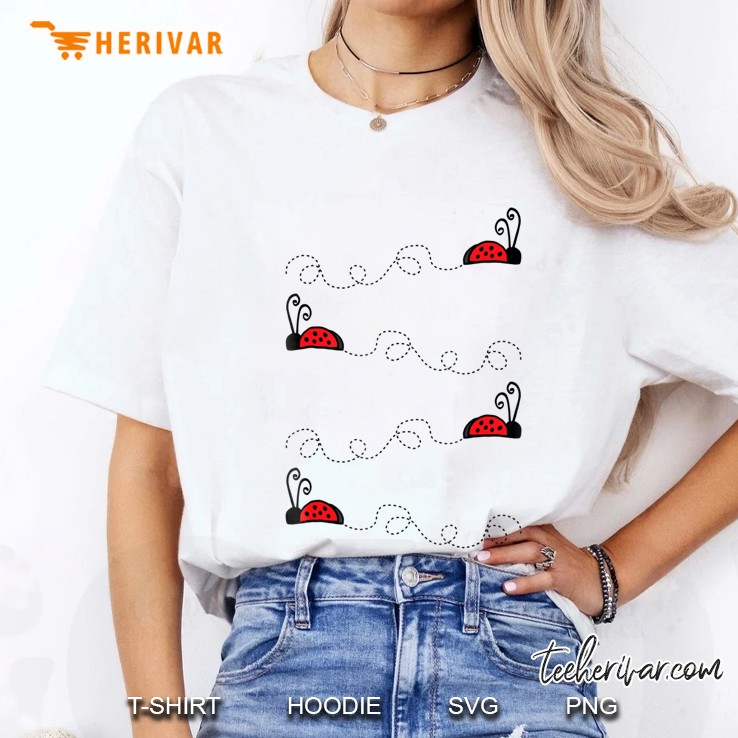 Lorch Street Wandering Ladybugs Ladies Tee