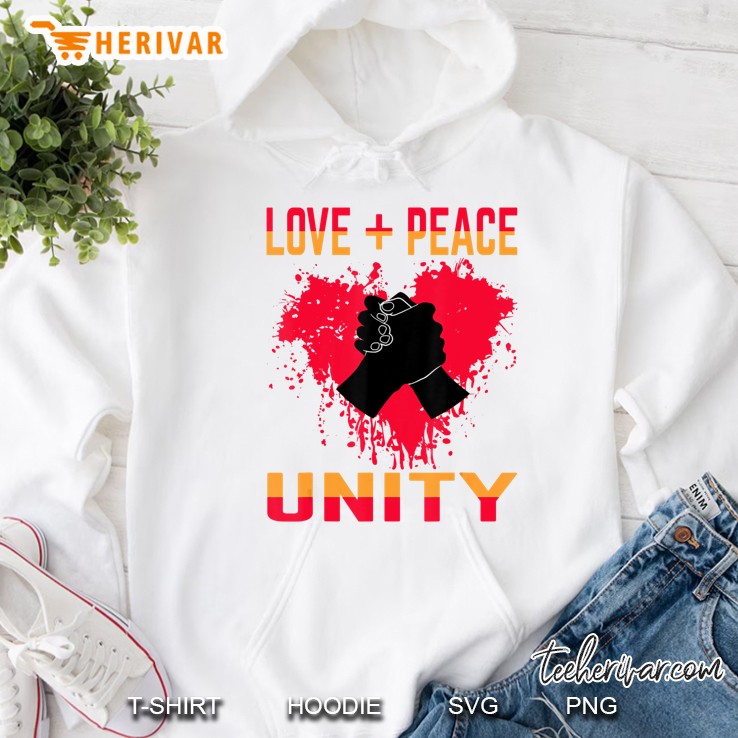 Love + Peace = Unity Tshirt Mugs