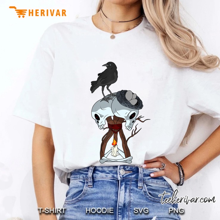 Skull Hex Crow Video Game Tee Ladies Tee