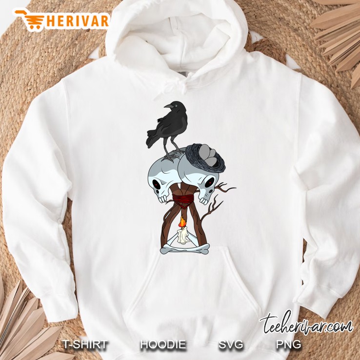 Skull Hex Crow Video Game Tee Hoodie