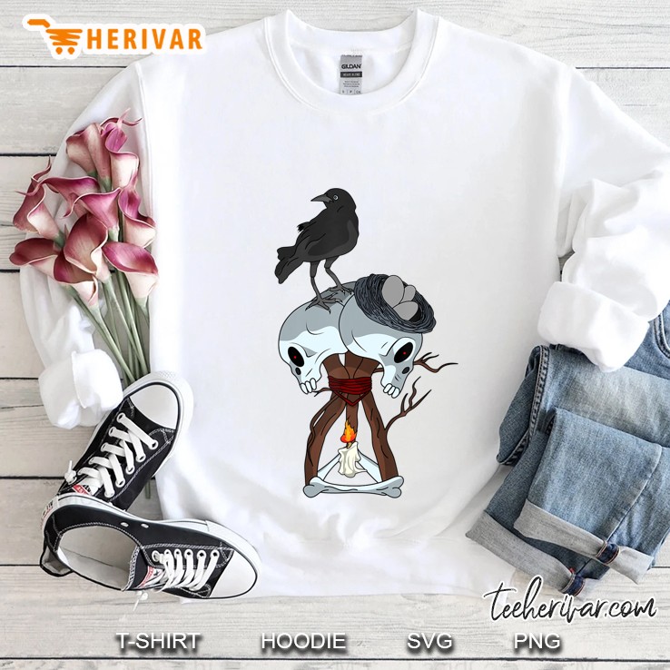 Skull Hex Crow Video Game Tee Sweatshirt
