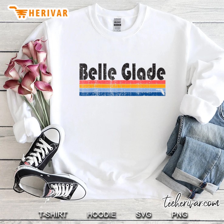 Vintage 80S Style Belle Glade Fl Sweatshirt