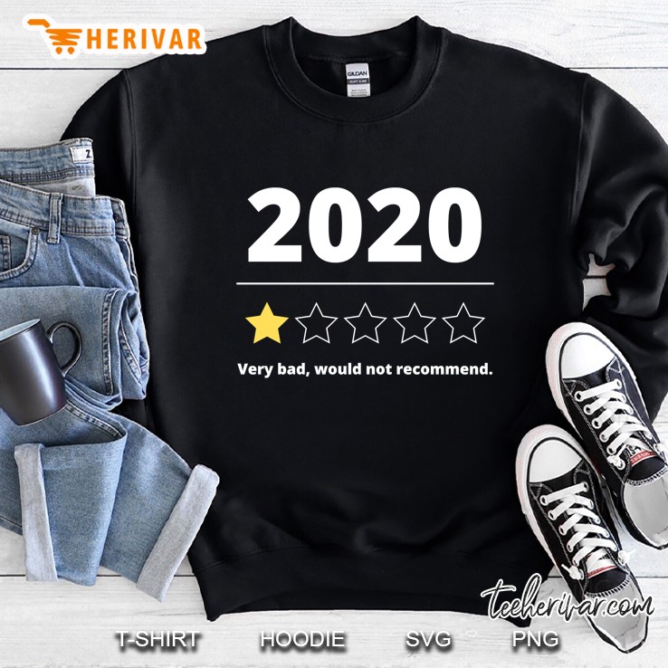 2020 Review - Very Bad Would Not Recommend - 1 Star Rating Sweatshirt