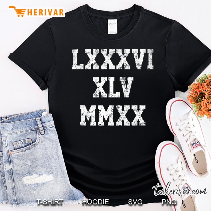 86 45 2020 Vintage Roman Numerals Discreet Anti-Trump Shirt