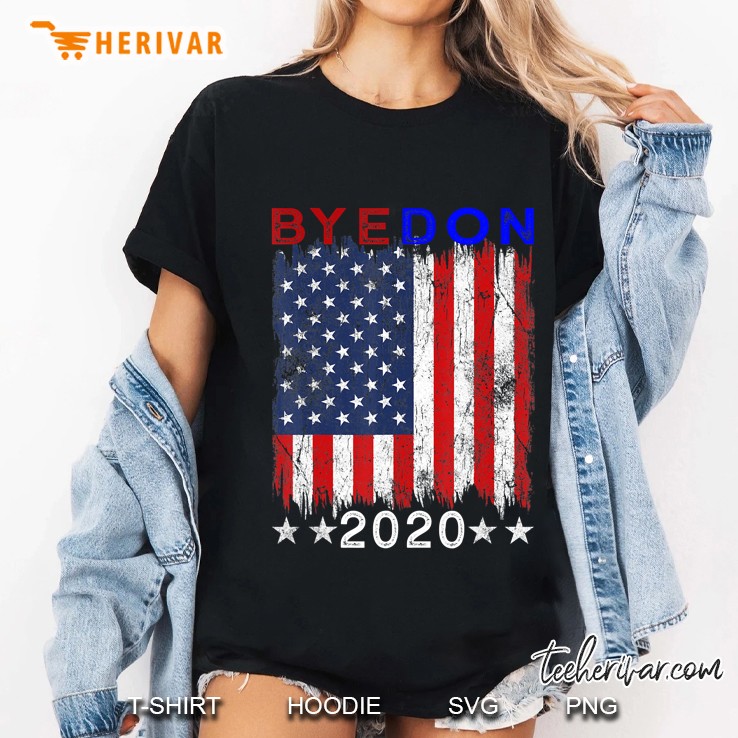 Cool Vintage American Flag Byedon Bye Donald Biden 2020 Ver2 Hoodie