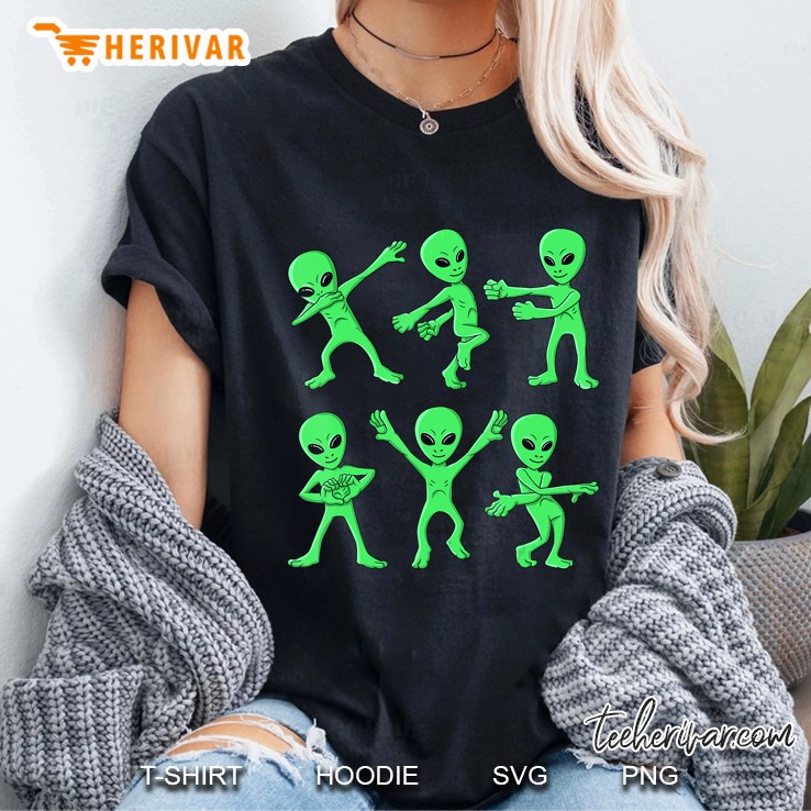 Dancing Aliens Dance Challenge Boys Girls Kids Halloween Hoodie