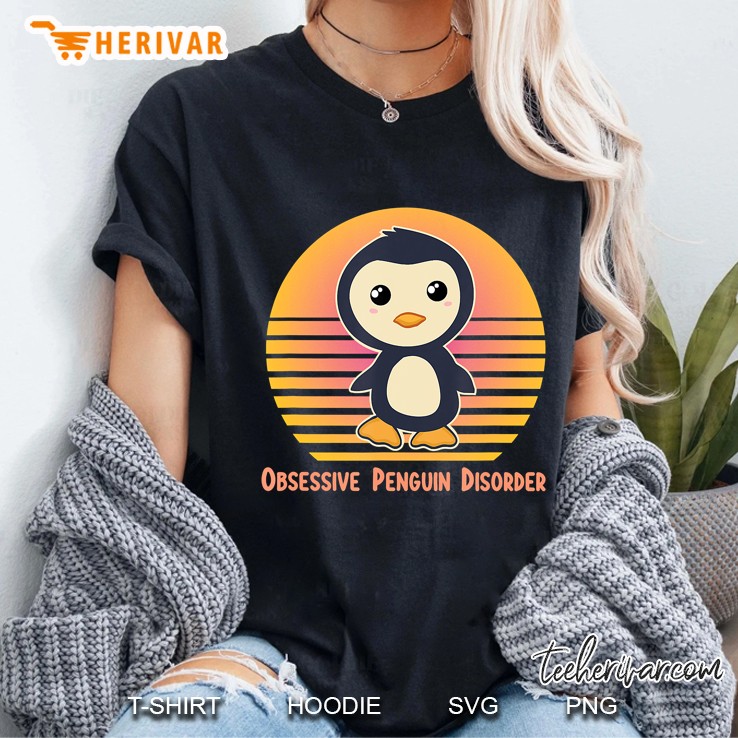 Kawaii Penguin Gift For Penguin Lovers Hoodie