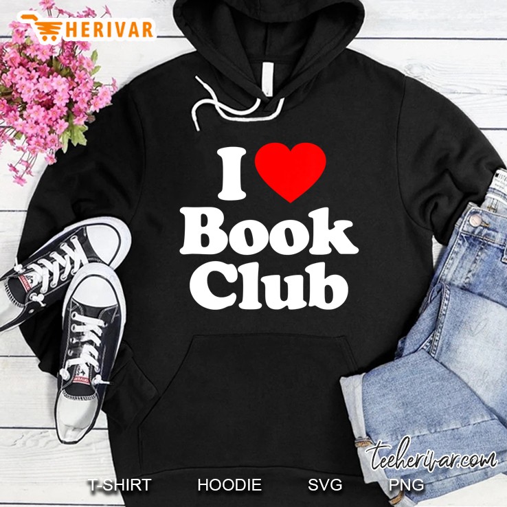 Mens I Love Book Club Heart Souvenir Funny Mugs