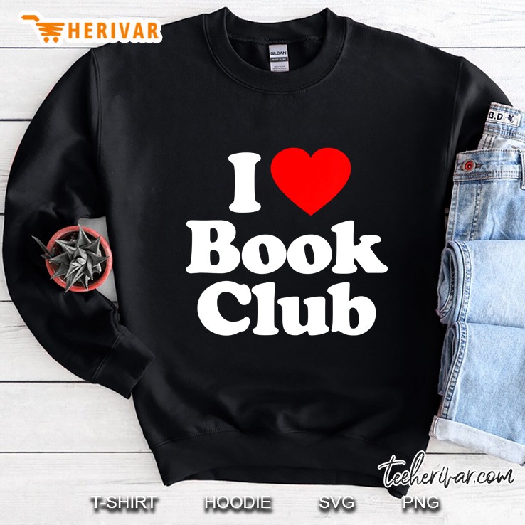 Mens I Love Book Club Heart Souvenir Funny Mugs