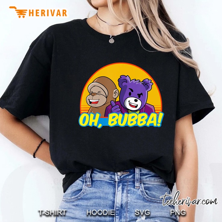 Oh, Bubba! Cartoon Show Sunset Style Ladies Tee