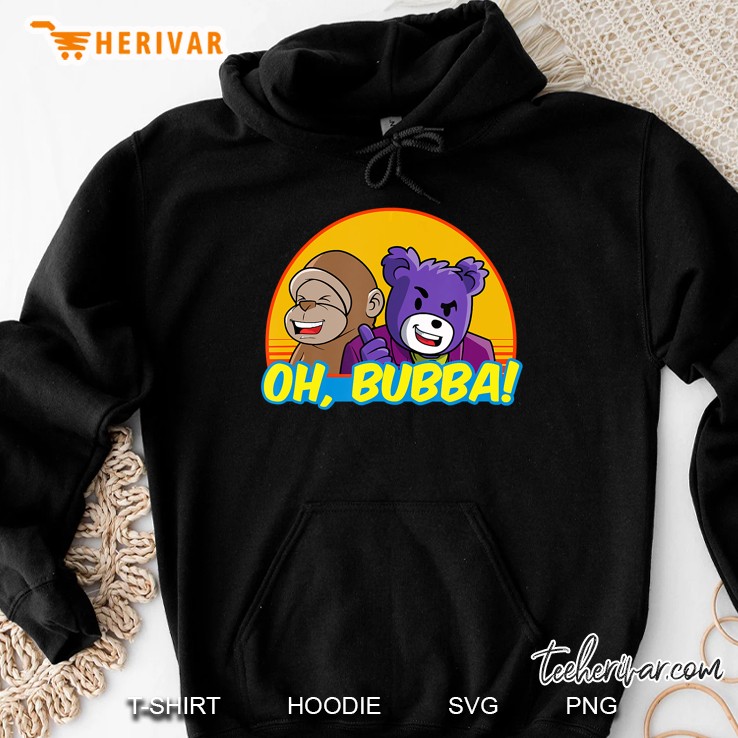 Oh, Bubba! Cartoon Show Sunset Style Hoodie