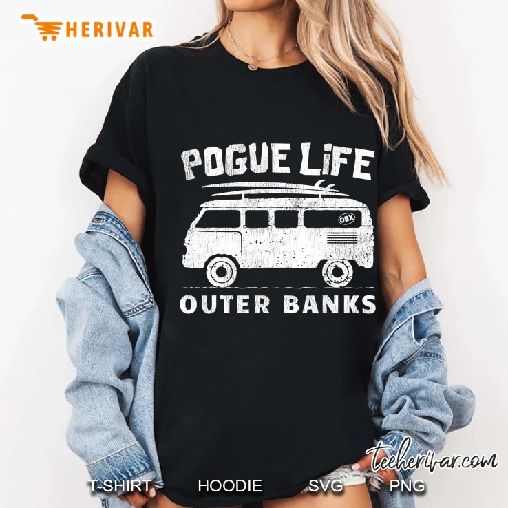 Outer Banks Pogue Life Outer Banks Surf Van Obx Fun Beach Hoodie