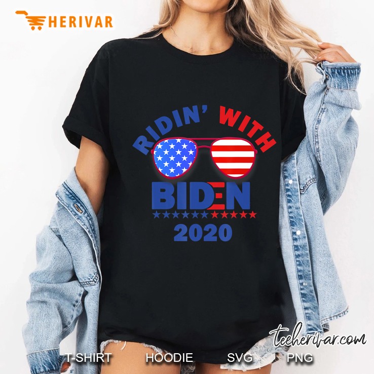 Ridin With Biden, Joe Biden President 2020 Us Election Ladies Tee