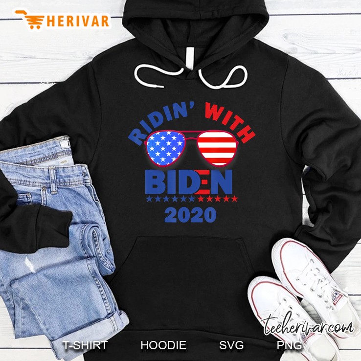 Ridin With Biden, Joe Biden President 2020 Us Election Hoodie