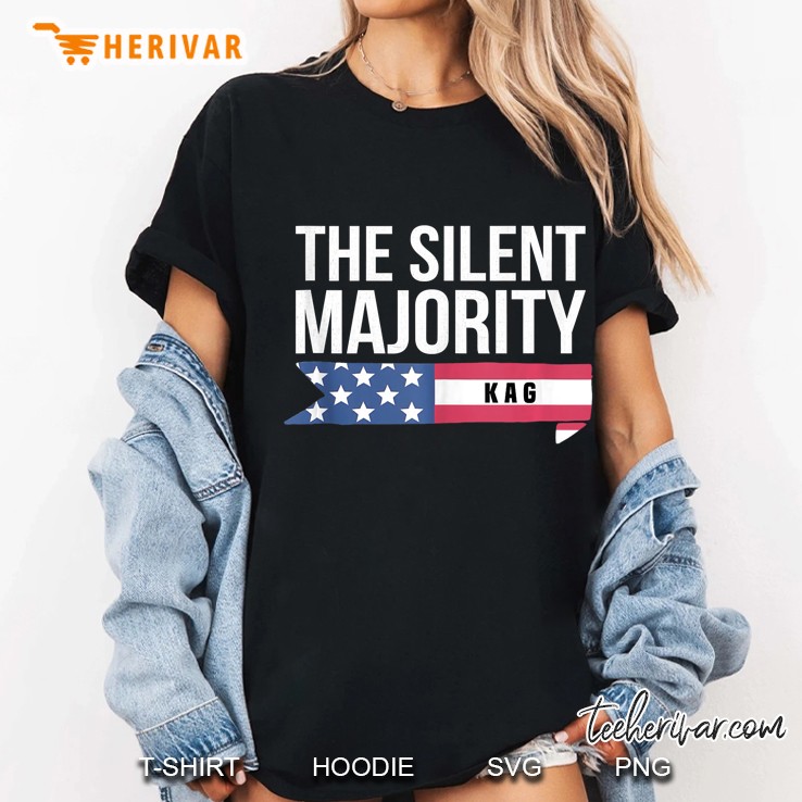 Trump Shirt 2020 Usa The Silent Majority Kag Ladies Tee