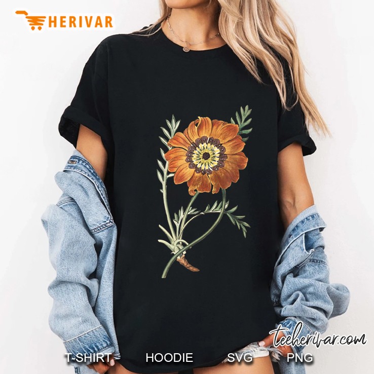 Vintage Botanical Vintage Floral Vintage Flower Botany Ladies Tee