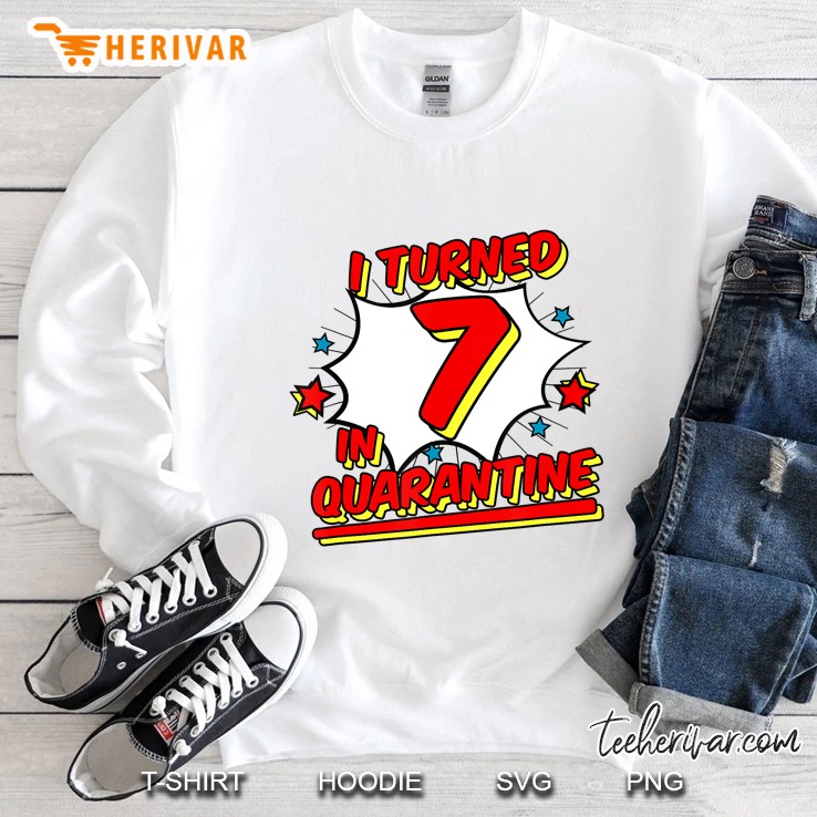 I Turned 7 In Quarantine Shirt Funny Superhero Birthday Mugs