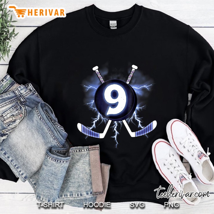9Th Birthday - Ice Hockey Tshirt 9 Years Old Sweatshirt