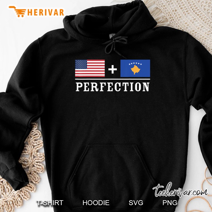 American + Kosovo = Perfection Flag Hoodie