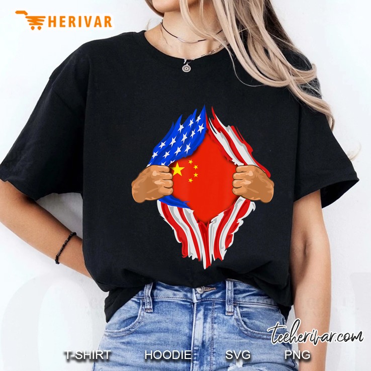 Chinese Blood Inside Me China Flag Hoodie